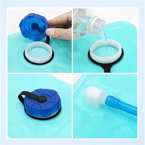 2L Cycling Water Bag Portable Mountaineering Folding