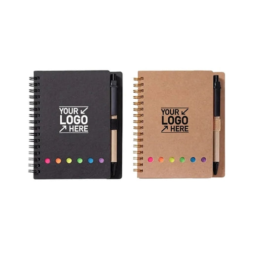 Notebook with Sticky Notes& Pen