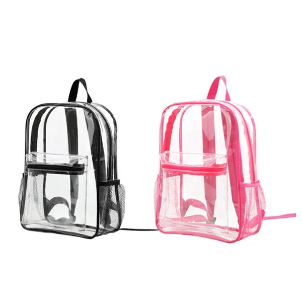 Heavy Duty Clear PVC Stadium Backpack