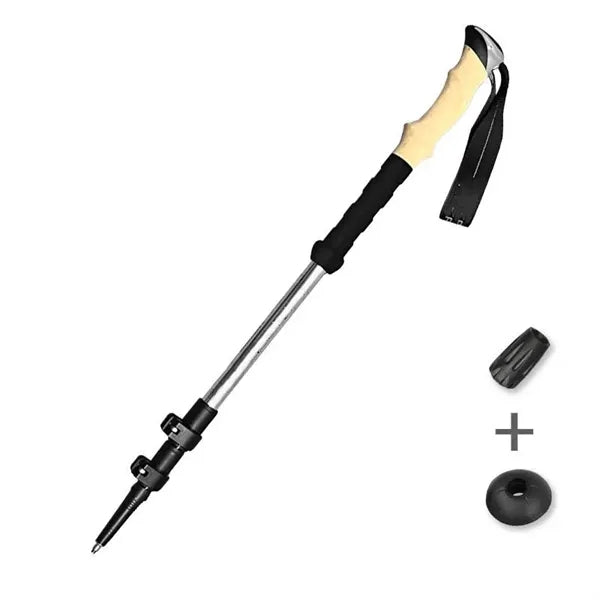 Pair of 2 Walking Sticks Collapsible Hiking Poles