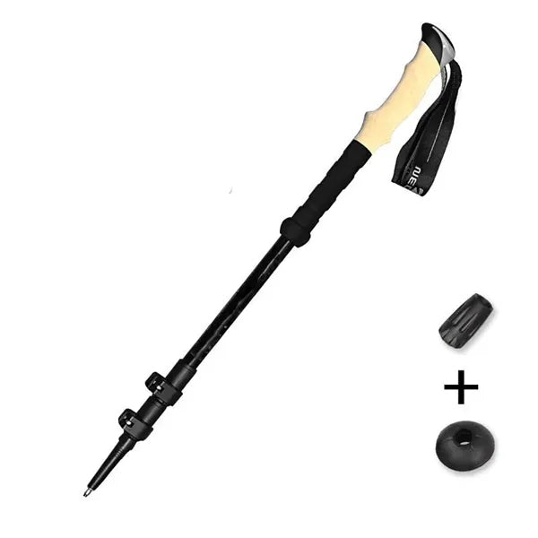 Pair of 2 Walking Sticks Collapsible Hiking Poles