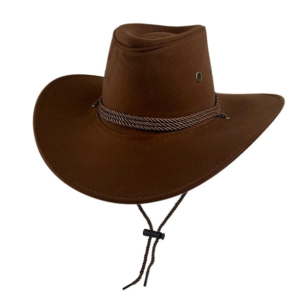 Western Suede Cowboy Hat