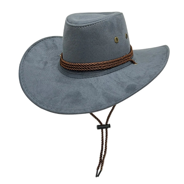 Western Suede Cowboy Hat