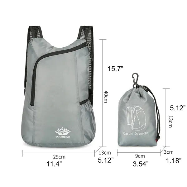 Ultralight Collapsible Backpack For Men Women
