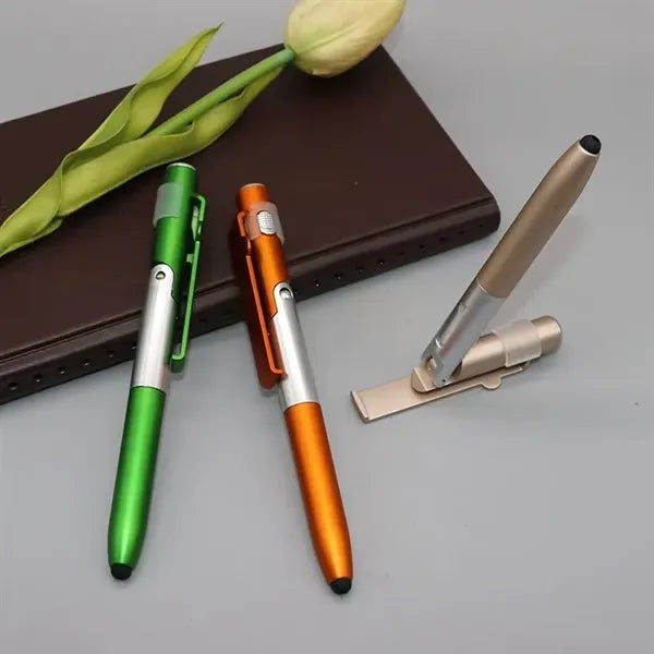 4 in1 Pen w/ Phone Stand Flashlight