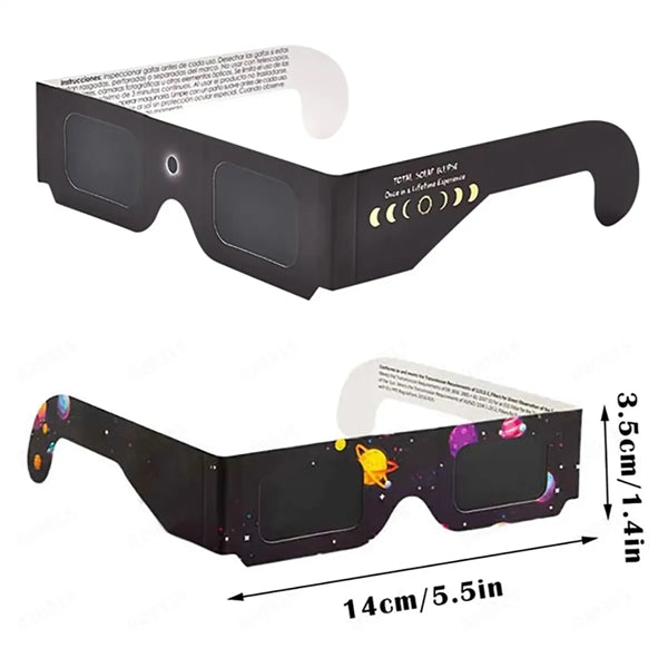 Solar Eclipse Paper Glasses