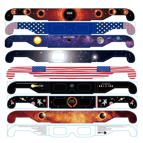 Solar Eclipse Paper Glasses