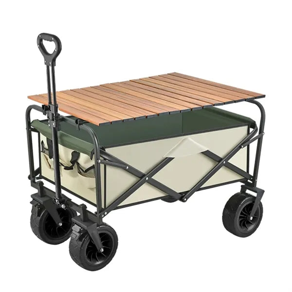 Outdoor Collapsible Wagon With Table Board