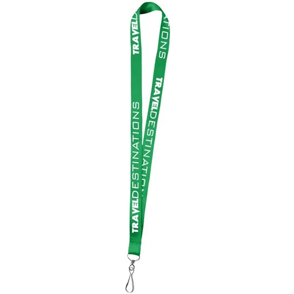 0.75" Polyester Silkscreen Lanyard