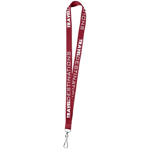 0.75" Polyester Silkscreen Lanyard