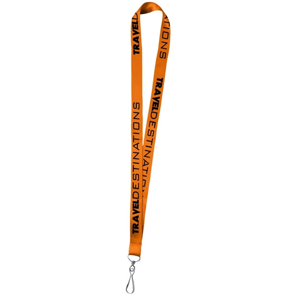 0.75" Polyester Silkscreen Lanyard