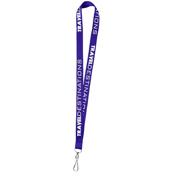 0.75" Polyester Silkscreen Lanyard