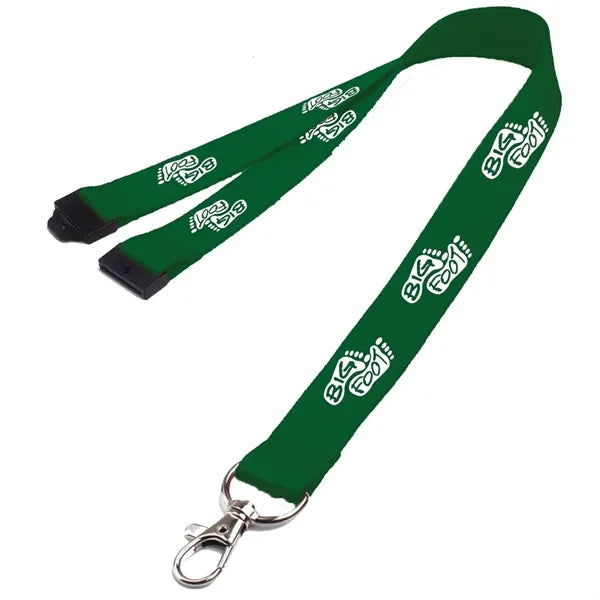 0.62" Polyester Lanyard with Safety Breakaway