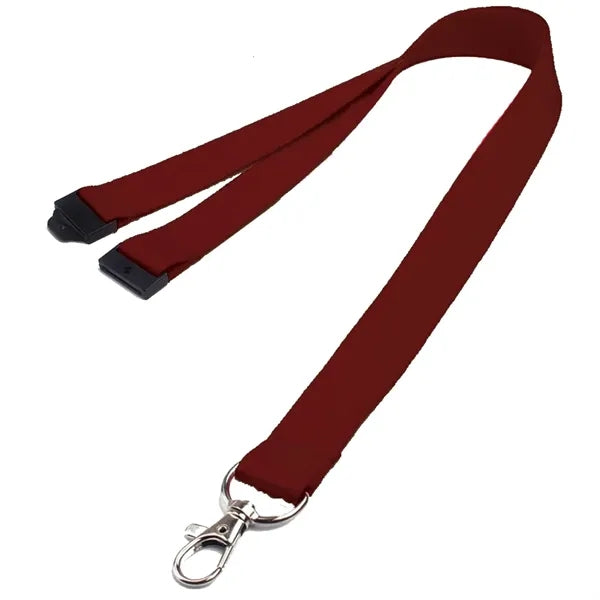 0.62" Polyester Lanyard with Safety Breakaway