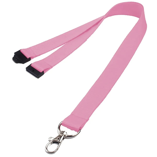 0.62" Polyester Lanyard with Safety Breakaway