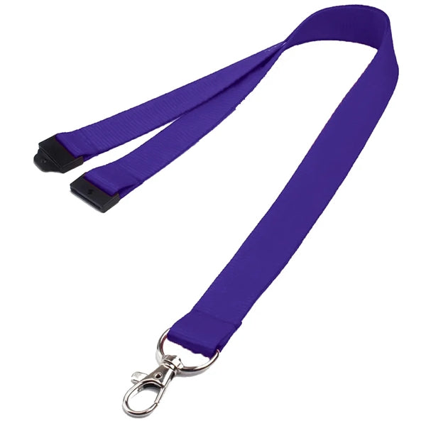 0.62" Polyester Lanyard with Safety Breakaway