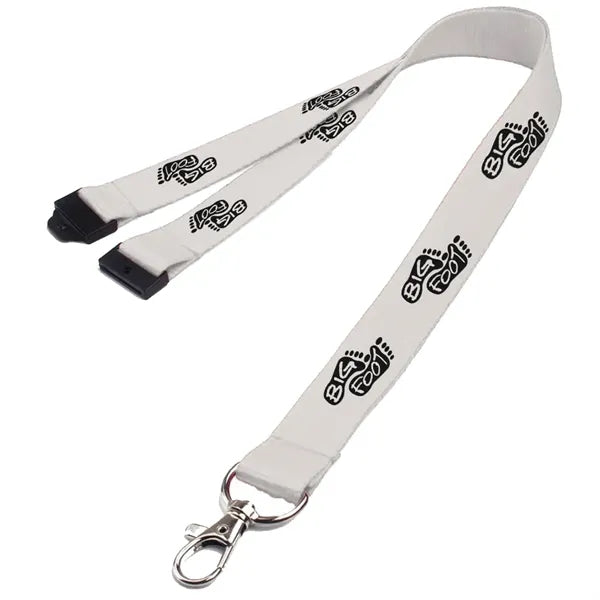 0.62" Polyester Lanyard with Safety Breakaway