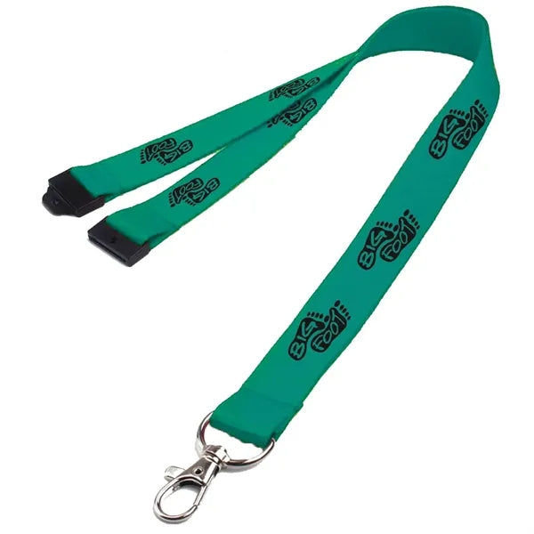 0.62" Polyester Lanyard with Safety Breakaway