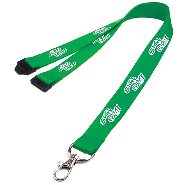 0.62" Polyester Lanyard with Safety Breakaway