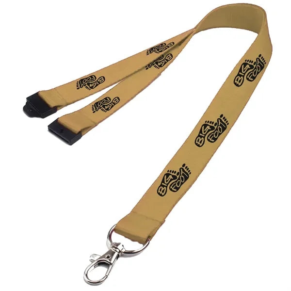 0.62" Polyester Lanyard with Safety Breakaway