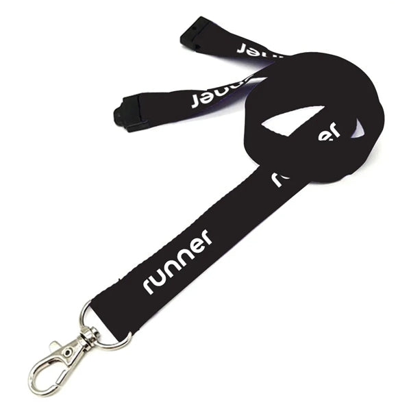 0.75" Polyester Lanyard with Safety Breakaway