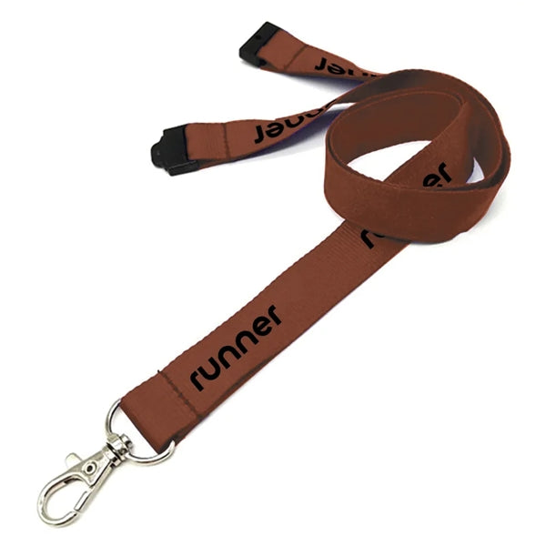 0.75" Polyester Lanyard with Safety Breakaway