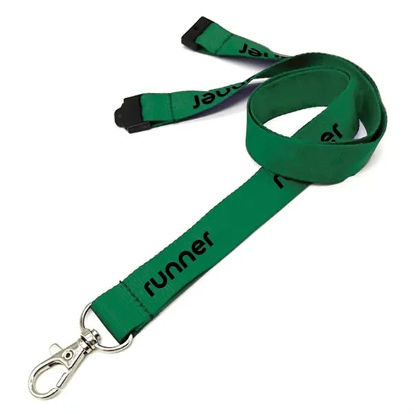 0.75" Polyester Lanyard with Safety Breakaway