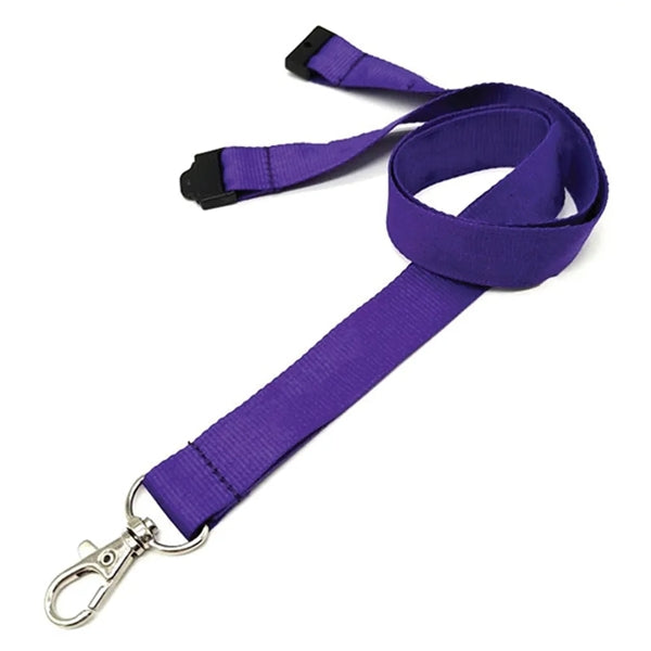 0.75" Polyester Lanyard with Safety Breakaway