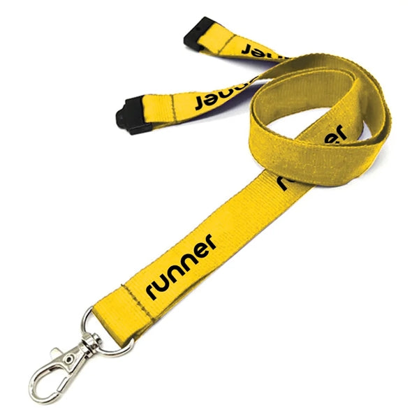 0.75" Polyester Lanyard with Safety Breakaway