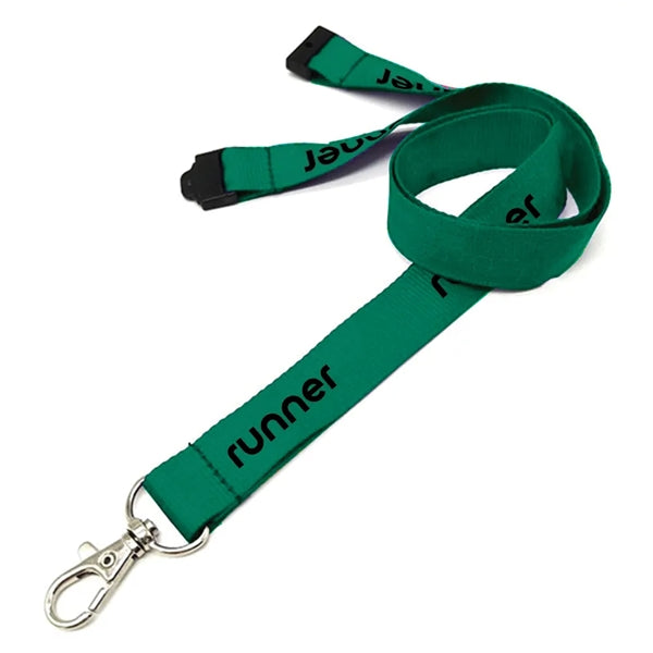 0.75" Polyester Lanyard with Safety Breakaway