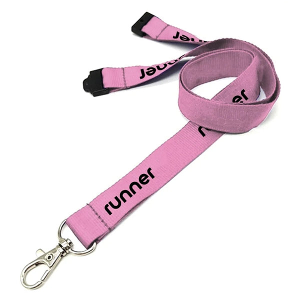 0.75" Polyester Lanyard with Safety Breakaway