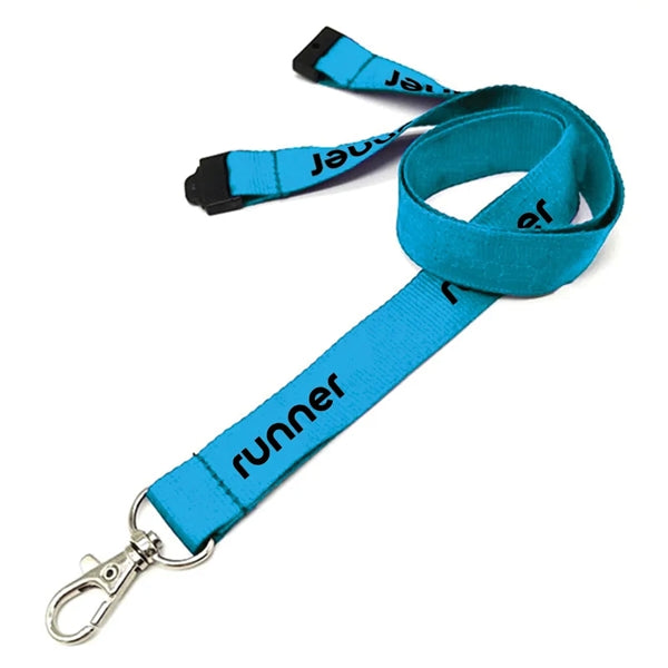 0.75" Polyester Lanyard with Safety Breakaway