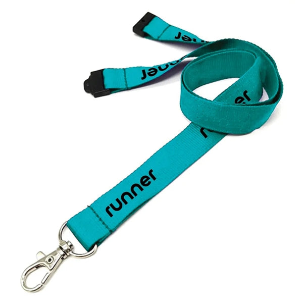 0.75" Polyester Lanyard with Safety Breakaway