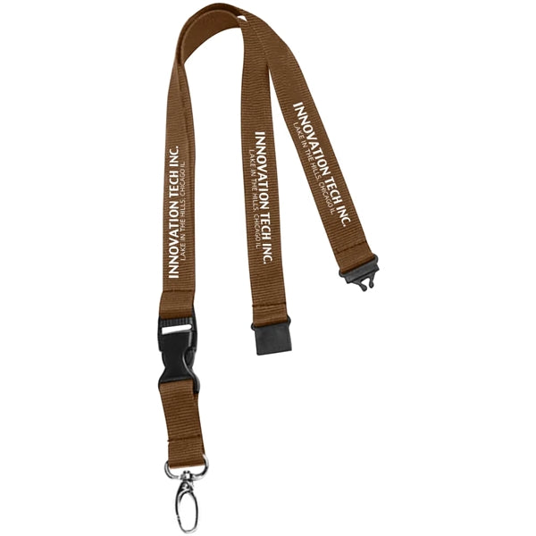 0.75" Lanyard with Buckle Release and Safety