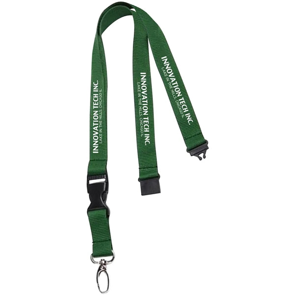0.75" Lanyard with Buckle Release and Safety