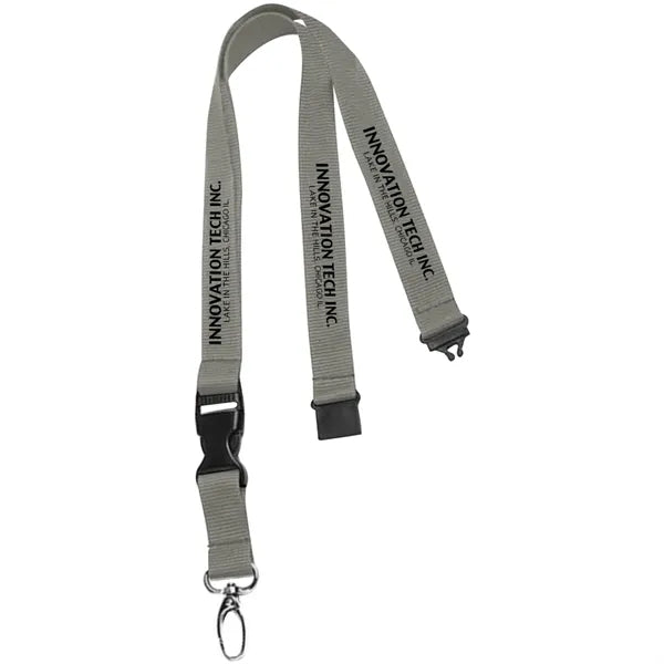 0.75" Lanyard with Buckle Release and Safety