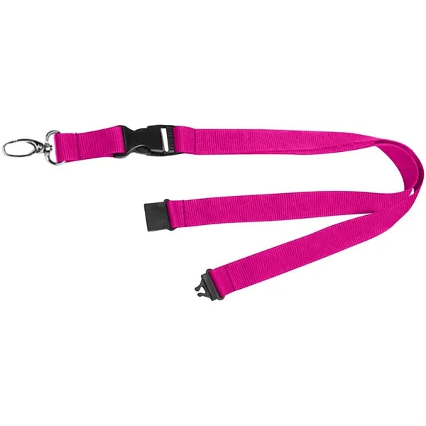 0.75" Lanyard with Buckle Release and Safety