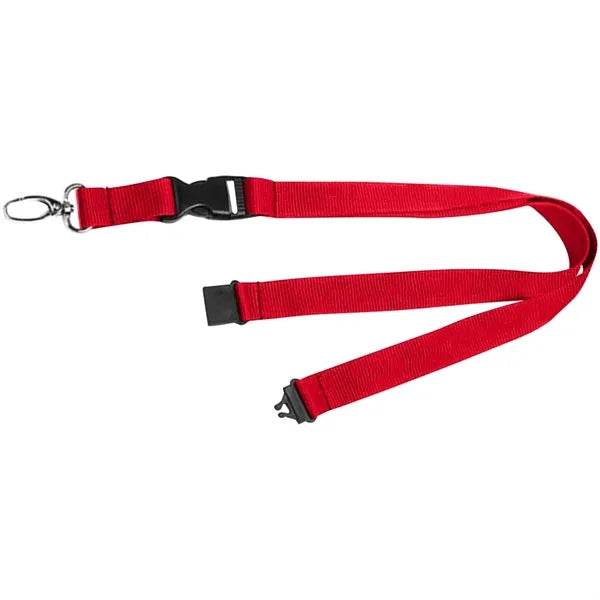 0.75" Lanyard with Buckle Release and Safety
