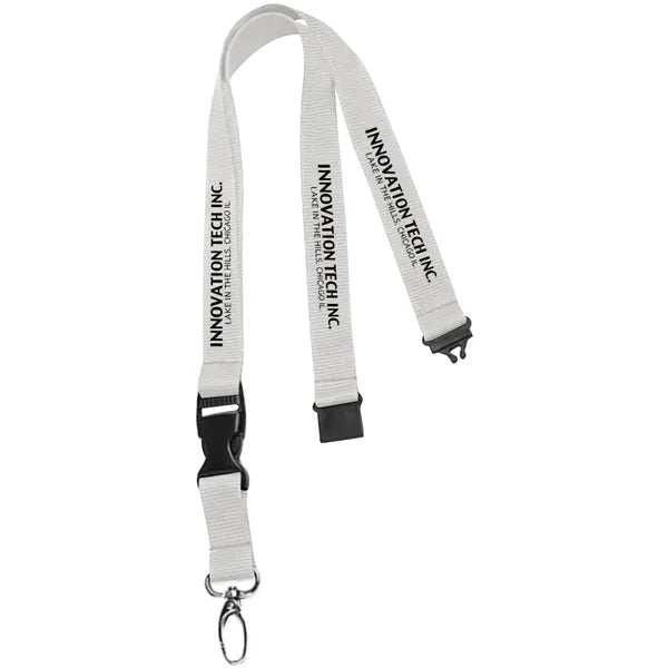 0.75" Lanyard with Buckle Release and Safety