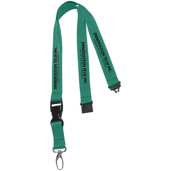 0.75" Lanyard with Buckle Release and Safety