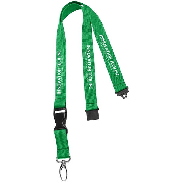 0.75" Lanyard with Buckle Release and Safety