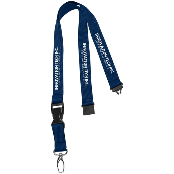 0.75" Lanyard with Buckle Release and Safety