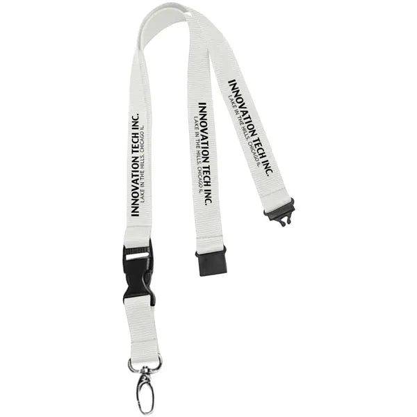0.75" Lanyard with Buckle Release and Safety