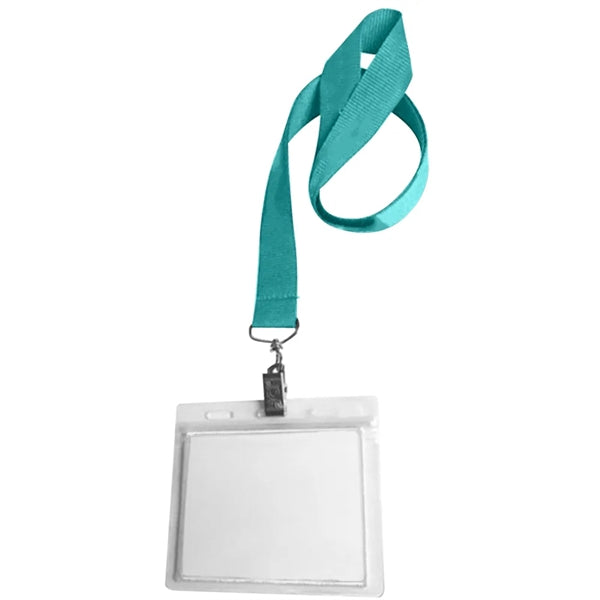 0.75" Lanyard Screen Printed with Badge Holder