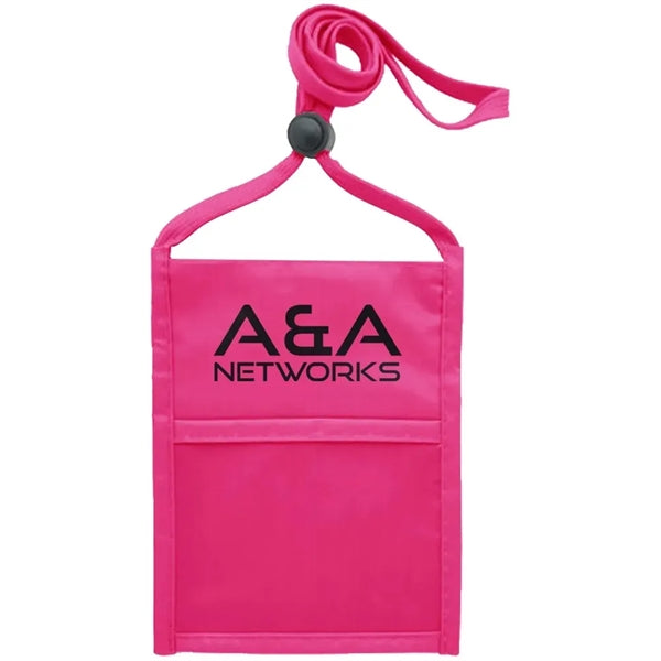 Premium Double Window Pouch Neck Wallet