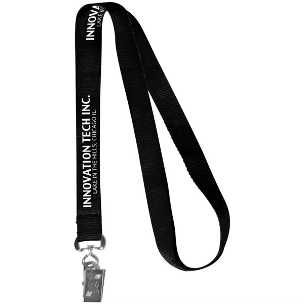 0.62" Polyester Silkscreen Lanyard