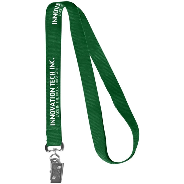 0.62" Polyester Silkscreen Lanyard