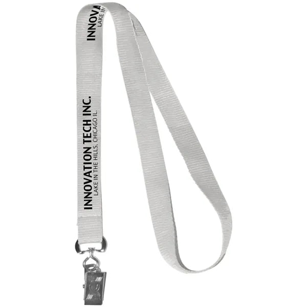 0.62" Polyester Silkscreen Lanyard
