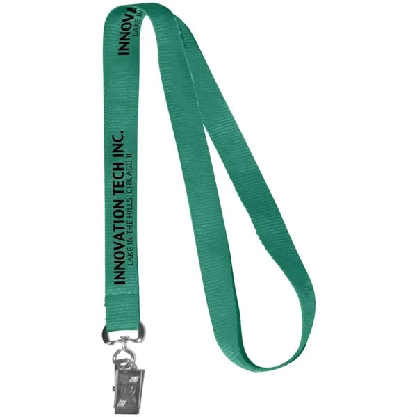 0.62" Polyester Silkscreen Lanyard