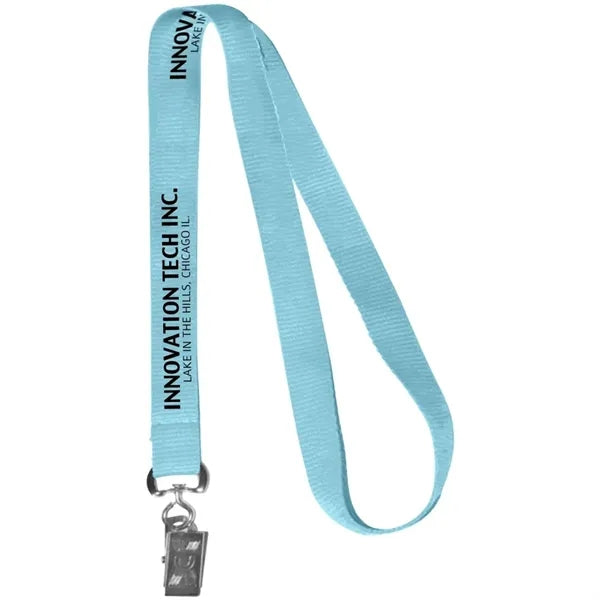 0.62" Polyester Silkscreen Lanyard